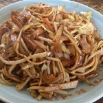 常楽軒 - 焼きそば＠670円（2015.5）