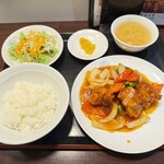 中国料理 四川 - 料理写真:糖醋鶏塊定食