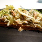 アビス - 毛ガニ＆フォアグラです。