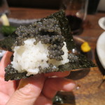 鳥茂 - キャビアおにぎり