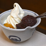 みはし - 料理写真:クリームあんみつ@税込830円+つぶあん@税込150円
