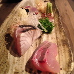 刺身盛り合わせ（1300円）