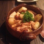 ホタルイカとジャガイモの胆バター