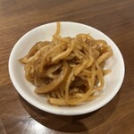 伊万里の小さなカレー屋さん - セルフの切り干し大根です。