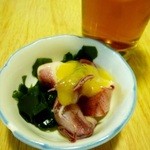 ライム - 5.1 子持ち槍烏賊 お通しです。@200円美味しいです。