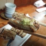 川蝉 - 白焼 山葵を添えてリフト