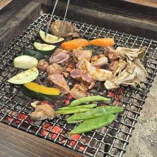 湯布院 囲炉裏焼き 四方山_0