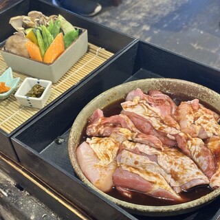 湯布院 囲炉裏焼き 四方山_1