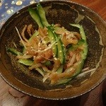 蕎麦切り 酒 大愚 - 鶏皮のザク
