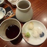 そばつゆと薬味