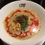 175°DENO担担麺 - 【2015年04月】塩satomura担々麺（汁有、痺れる）＠850円。