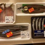 魚の北辰 - 料理写真:■水かます 開き 4切れ¥240*▲50% ■生かます4尾¥240*▲50% ■さんま開き¥216*▲50% ■子持ちカラフトししゃも¥140*▲50%