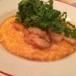 パリのワイン食堂 - ホタテのリゾット