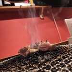 炭火焼肉ホルモンくう - はかた地鶏もも