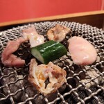 炭火焼肉ホルモンくう - 乱れ焼き(笑)