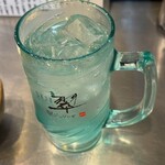 神戸手羽唐専門店 鶏冠屋 - みど姉特製翠ジンソーダ 税込495円（R7.9時点）