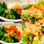 Gogung - 目玉焼き、もやしのナムル、チョレギとご飯が入った器にぶっかけてマジェマジェ～今回最高に好きなテンジャン様！