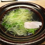 天神橋 青木 - 金目鯛と蛍烏賊のしゃぶしゃぶ