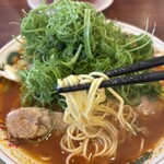 京都北白川ラーメン魁力屋 - 料理写真:ここの細麺、何でも合うなぁ。