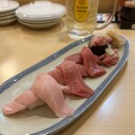 や台ずし - 本まぐろざんまい寿司４貫