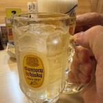 や台ずし - 角ハイボールと生ビールで乾杯