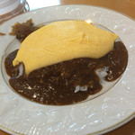 ルー・ド・メール - ドライカレー・オムレツのせ