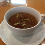 ルー・ド・メール - ランチセットのオニオンスープ