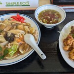 多武良 - 中華飯＋ミニ唐揚げ