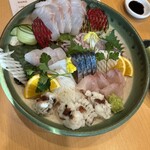 炭焼き和旬菜 yuraku - コースの刺身