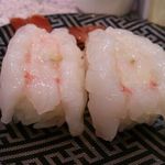 回転鮨 清次郎 - 白ボタン海老