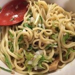 中村商店 - 期間限定「煮干し塩まぜそば(700円)」