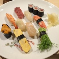 豊鮨 - 埼玉県さいたま市の大宮駅西口の豊鮨で昼食。
                ぼたんにぎりを食す。
                1380円。