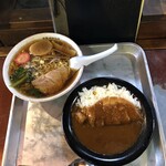 醤油屋本店・別館 おとん食堂 - かつカレーセット　1,100円