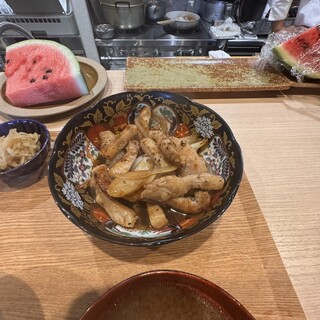 かかわり - 料理写真:リブポークの黒胡椒炒め！