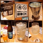 串カツ くし丸 - アルコール