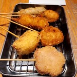 串カツ くし丸 - おまかせ6本セット　990円