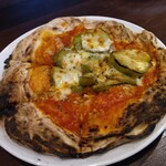 石窯食堂Tsumugi - 阿波白ナスのメランザーネのピッツァ　