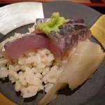 室町 和久傳 - アジのご飯