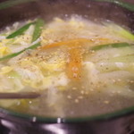 剣山閣 - 玉子スープ