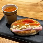 octet time bread & tateshina - 料理写真:コッペスープセット（1100円）