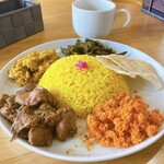 CEYLON SAKURA - 料理写真:ライス＆カリー（チキン）