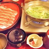 月亭 池袋店 - 豚しゃぶしゃぶランチ