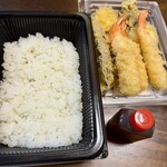 天ぷら 真 shin. - 二段セパレート天丼弁当