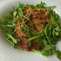 PASTA HOUSE AWkitchen FARM 多摩センター店 - セリとホタテのブッタネスカ