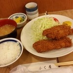 ふく屋 - サービス定食「串かつ (800円)」