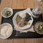 梅山鉄平食堂 - 真サバ胡麻定食