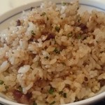 ステーキハウスハマ - ガーリックライス