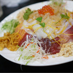 広東料理 天天 - 前菜 お刺身のサラダ