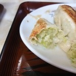 高千穂 - 2015年2月　餃子定食（六個）730円