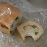 自家製天然酵母パン カントリー・マム - アスパラチーズ食パン